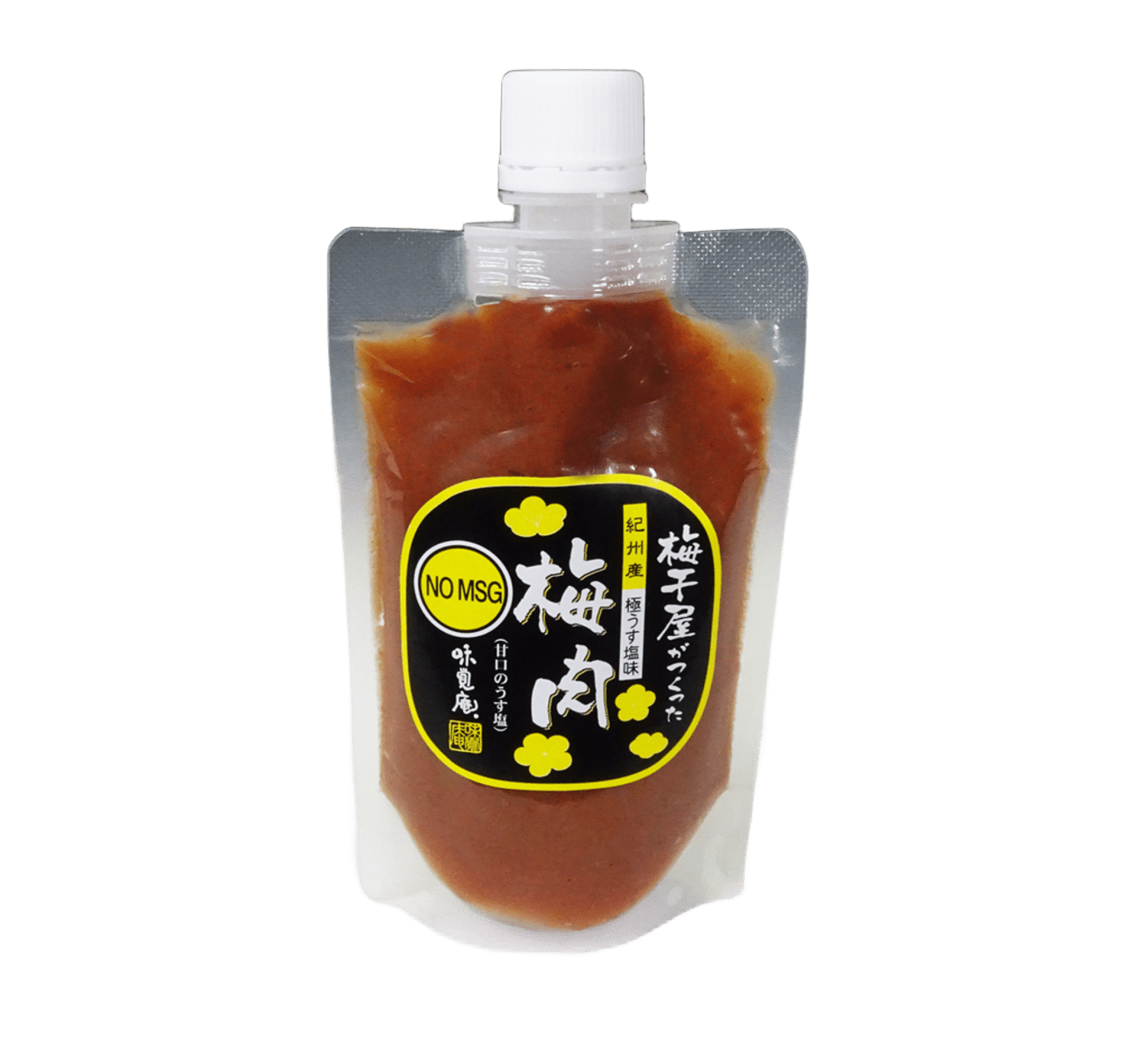 梅干屋がつくったうす塩白梅肉(響き) スタンドパウチ150g