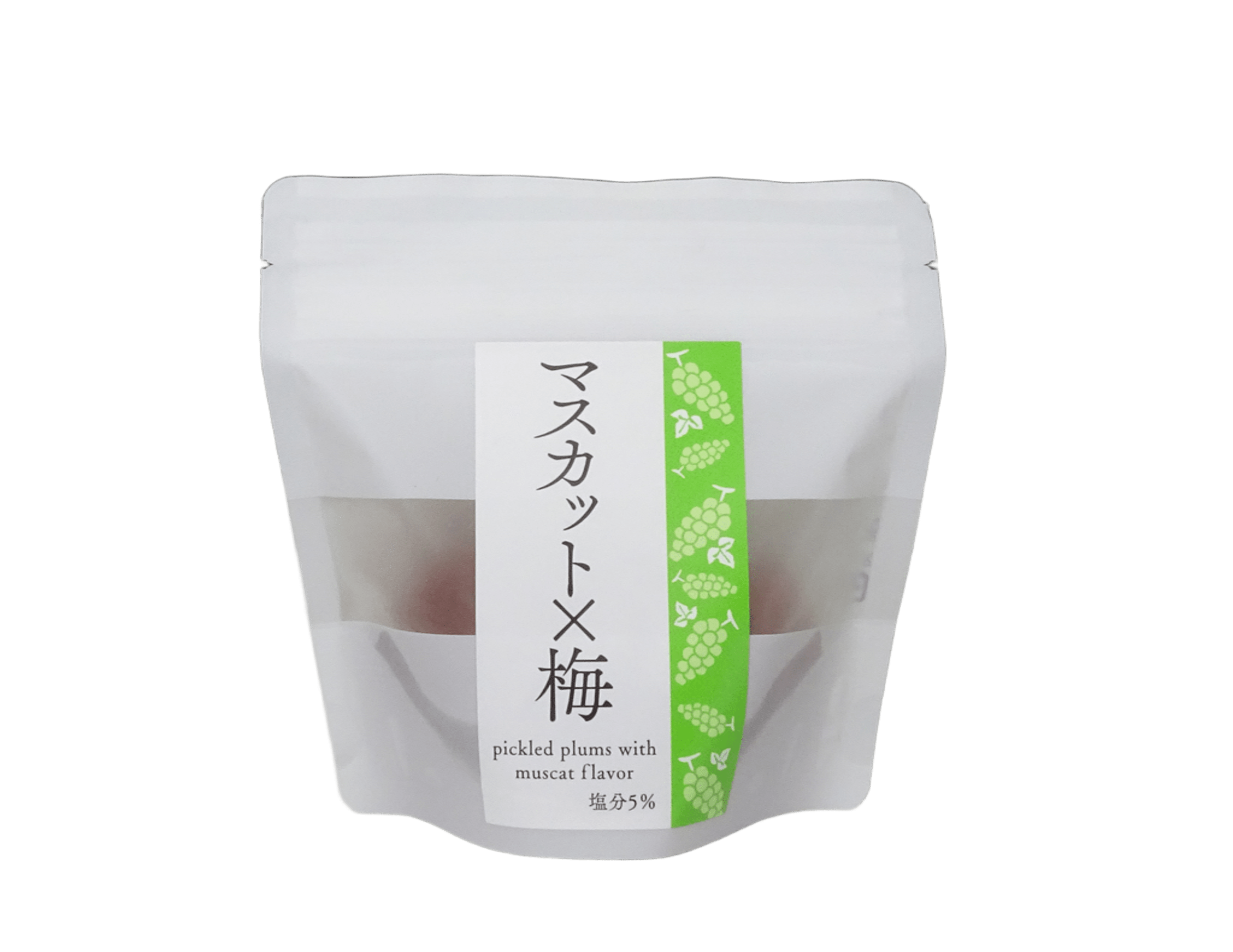 紀州うす塩「マスカット×梅」スタンドパック